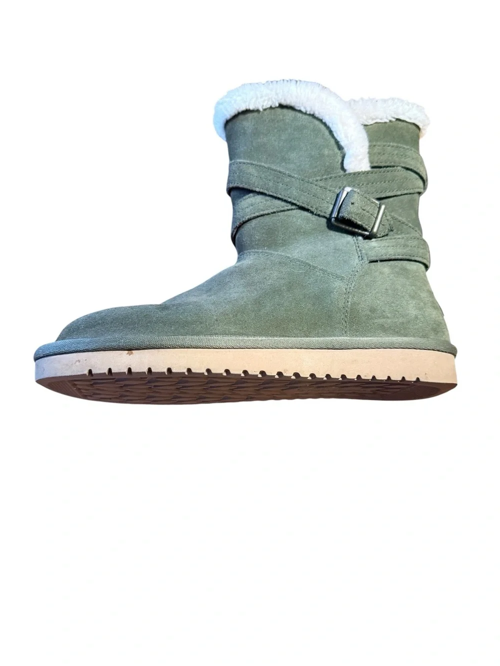 Koolaburra by Ugg Women’s Delene Olive Suede Shearling Winter Boots